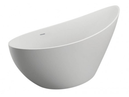 Freistehende Badewanne Zoe 180x80 Weiß | Ablauf & Füße im SET!