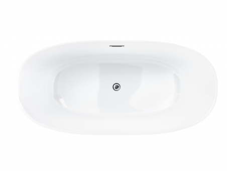 Freistehende Badewanne Salina 170x70 | Ablauf Klick-Klack & Füße im SET!