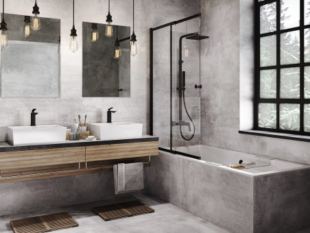 Badewanne Rechteck Quadros Slim 165x75 Rand 15mm | Ablauf Viega & Füße GRATIS !