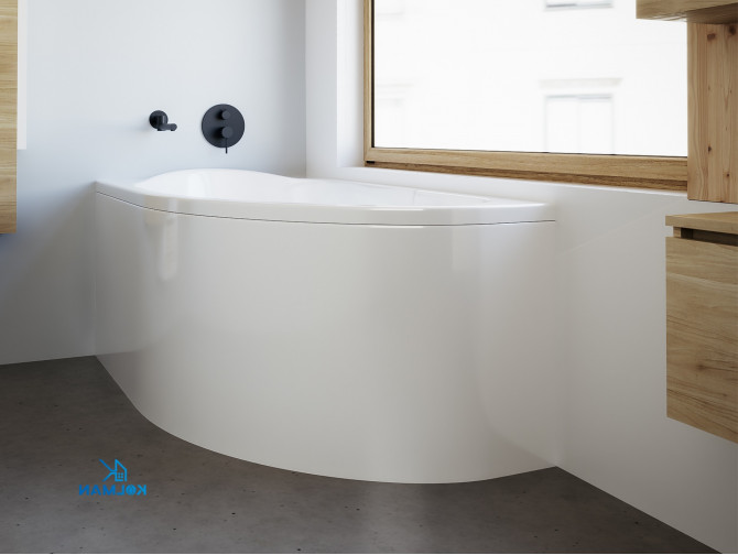 Badewanne Eckwanne Miki 145x85 Links...