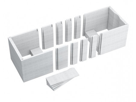 Wannenträger für Rechteckige Badewannen 160-200x80 Styroporträger