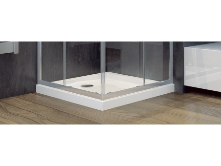 Duschkabine Viereck Funkia 90x90 185cm Transparentes Glas