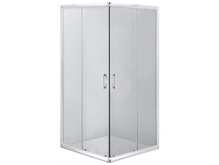 Duschkabine Viereck Funkia 80x80 185cm Transparentes Glas