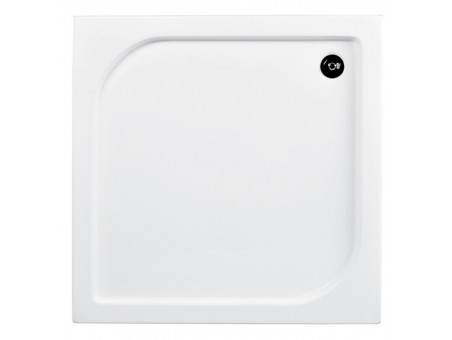 SET: Duschwanne Oskcar & Duschkabine Viereck Funkia 80x80 185cm Transparentes Glas