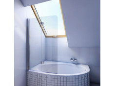 Duschwand 2-teilig 100x140...