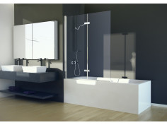 Duschwand 2-teilig Lumix...