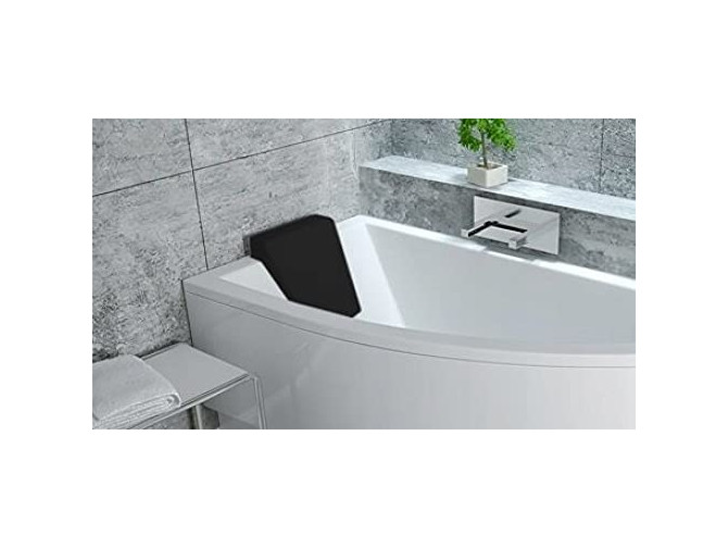 Kopfstütze für Badewanne in Schwarz