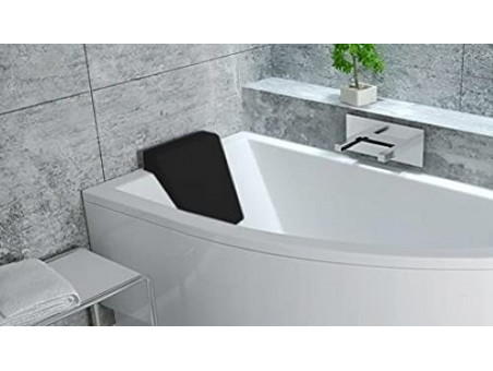 Kopfstütze für Badewanne in Schwarz