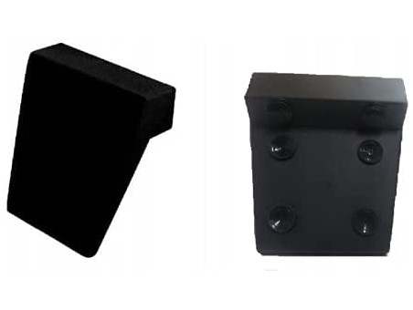 Kopfstütze für Badewanne in Schwarz