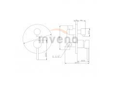 Unterputz Badewannenarmatur... 2