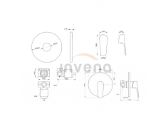 Unterputz Badewannenarmatur... 2