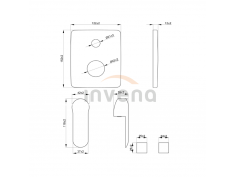 Unterputz Badewannenarmatur... 2