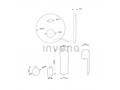 Unterputz Badewannenarmatur... 2