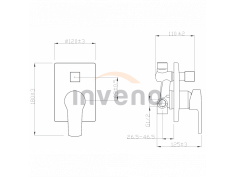 Unterputz Badewannenarmatur... 2