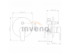 Unterputz Badewannenarmatur... 2