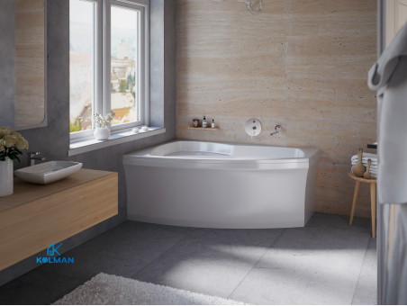 Badewanne Eckwanne Fridas 160x105 Links | Ablauf Viega & Füße GRATIS !