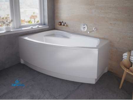 Badewanne Eckwanne Fridas 140x80 Links | Ablauf Viega & Füße GRATIS !