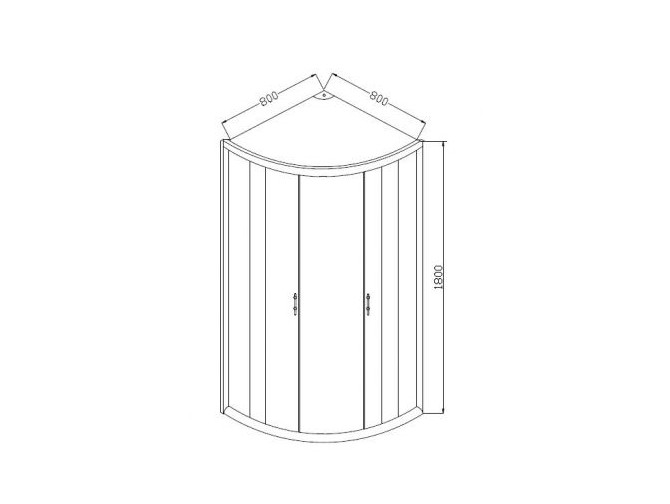 Duschkabine Halbrund Marbella 80x80... Duschkabine Halbrund Marbella 80x80...
