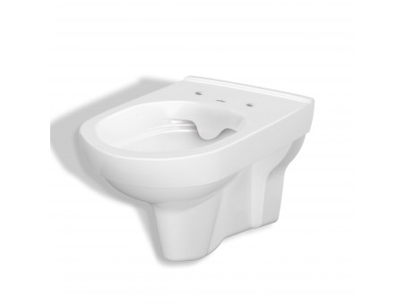 WC-Toilette: Schüssel City-Cleanon Weiß mit Klosettsitz Slim Soft-Close