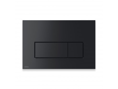 WC SET: Vorwandelement C201 + Toilette Slim Soft-Close Desna Weiß + Schallschutzmatte + Betätigungsplatte in Schwarz