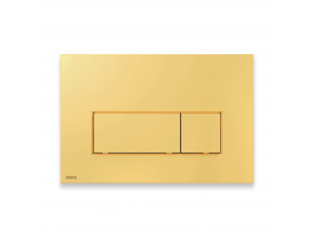 WC SET: Vorwandelement C201 + Toilette Slim Soft-Close Desna Weiß + Schallschutzmatte + Betätigungsplatte in Gold
