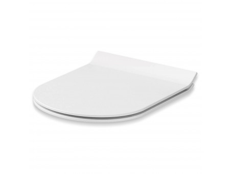 WC SET: Vorwandelement Duofix + Toilette Slim Soft-Close City-Cleanon Weiß + Schallschutzmatte + Betätigungsplatte in Chrom