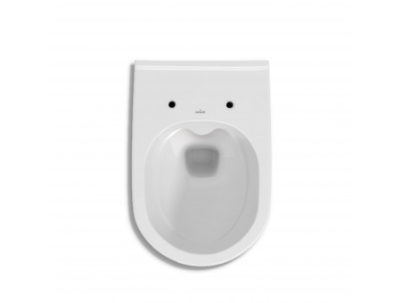 WC SET: Vorwandelement Duofix + Toilette Slim Soft-Close City-Cleanon Weiß + Schallschutzmatte + Betätigungsplatte in Weiß