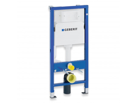 WC SET: Vorwandelement Duofix + Toilette Slim Soft-Close City-Cleanon Weiß + Schallschutzmatte + Betätigungsplatte in Weiß