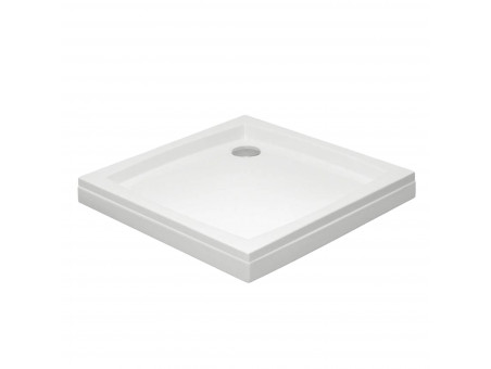 Duschwanne Viereck Patio 90x90x5 | Ablaufgarnitur & Füße im SET !