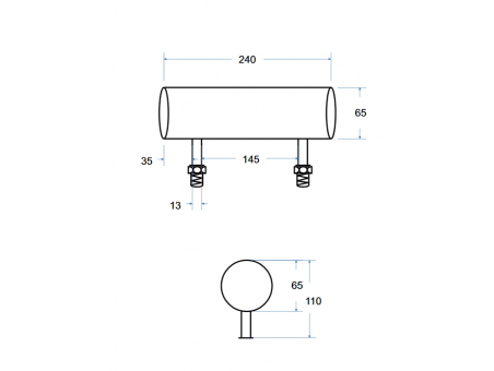 Badewanne Rechteck Talia Premium 170x75 | Ablauf Viega & Füße GRATIS !