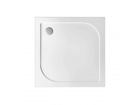 Duschwanne Viereck Tenor 80x80x3x5 | Ablaufgarnitur im SET !