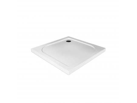 Duschwanne Viereck Tenor 80x80x3x5 | Ablaufgarnitur im SET !